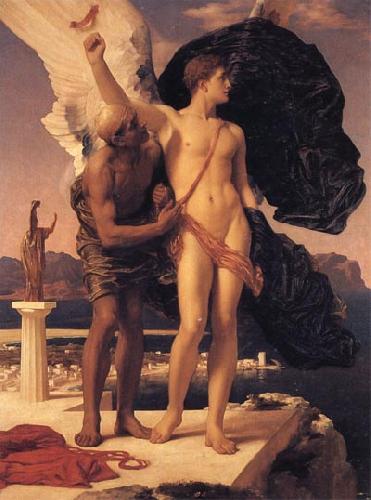 Lord Frederic Leighton Daedalus and Icarus oil painting image